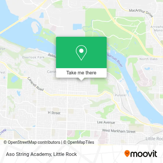 Aso String Academy map