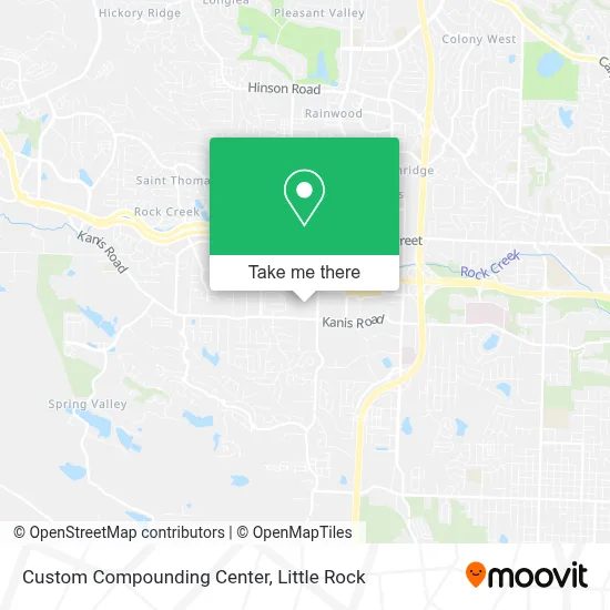 Custom Compounding Center map