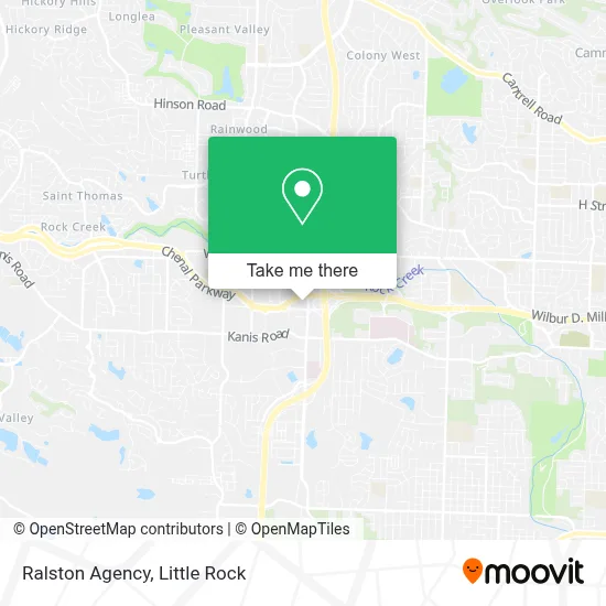 Ralston Agency map