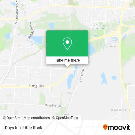 Days Inn map