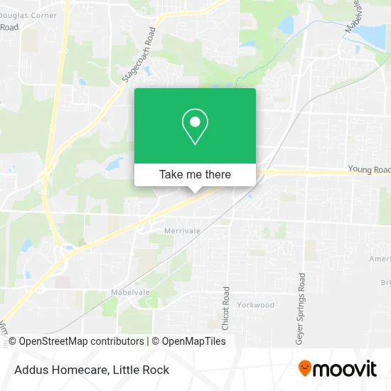 Addus Homecare map