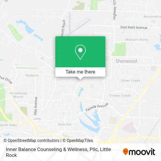 Inner Balance Counseling & Wellness, Pllc map