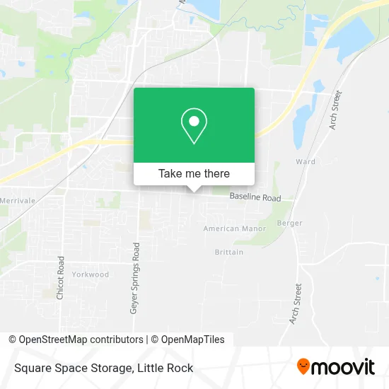 Square Space Storage map