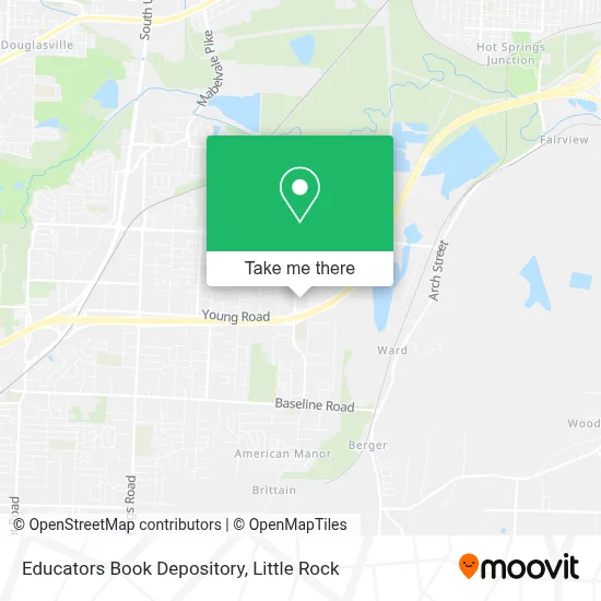 Educators Book Depository map