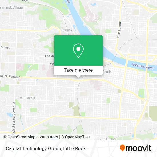 Capital Technology Group map