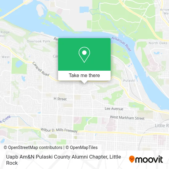 Uapb Am&N Pulaski County Alumni Chapter map