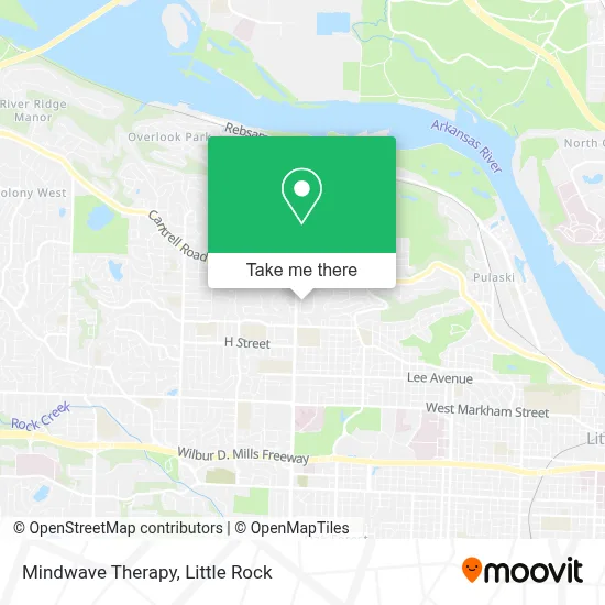 Mindwave Therapy map