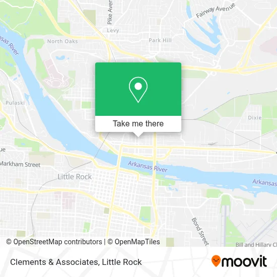 Clements & Associates map