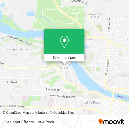 Designer Effects map