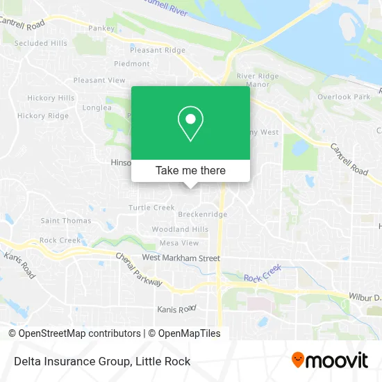 Delta Insurance Group map
