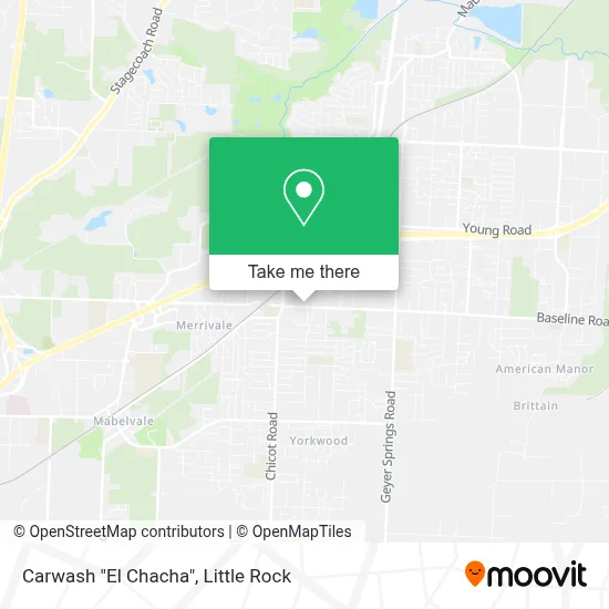 Carwash  "El Chacha" map