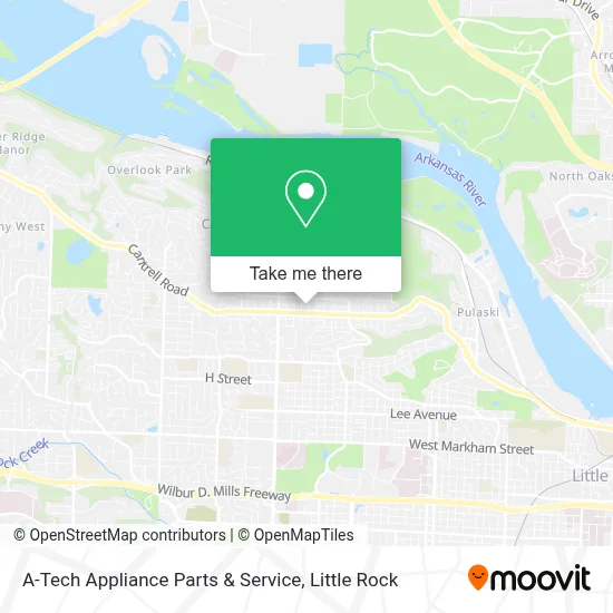 A-Tech Appliance Parts & Service map