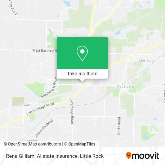 Rena Gilliam: Allstate Insurance map