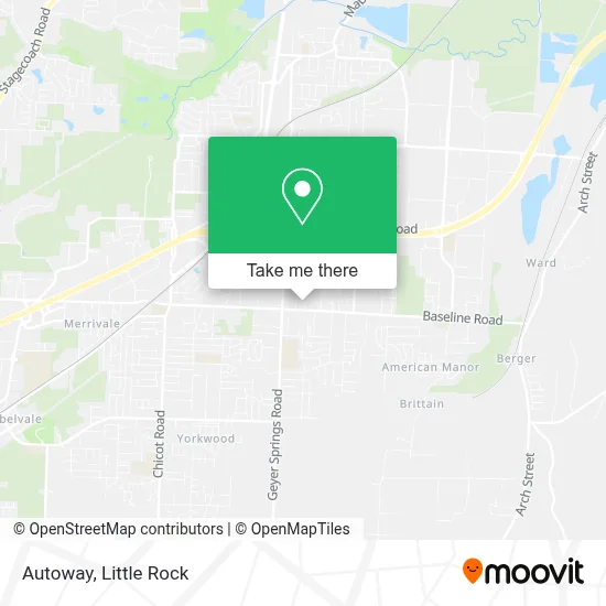Autoway map