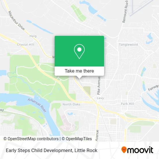 Early Steps Child Development map