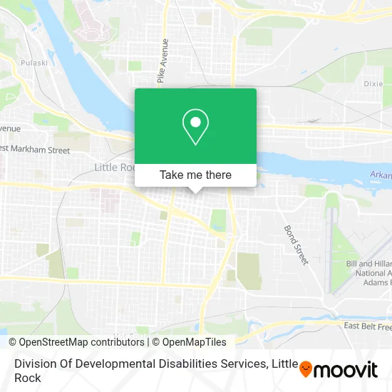 Division Of Developmental Disabilities Services map