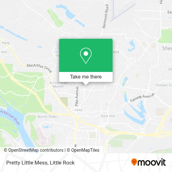 Pretty Little Mess map