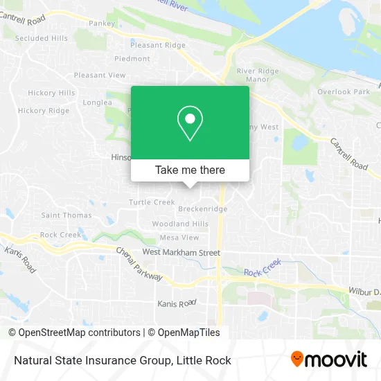 Natural State Insurance Group map