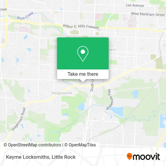 Keyme Locksmiths map