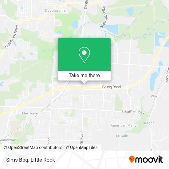 Sims Bbq map