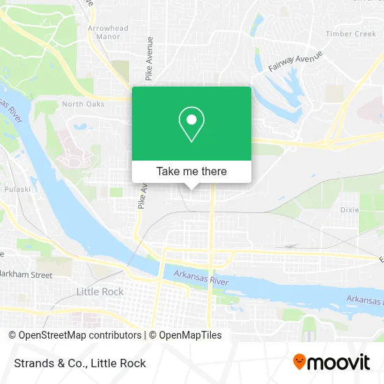 Strands & Co. map