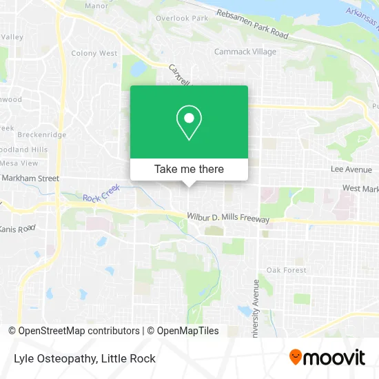Lyle Osteopathy map