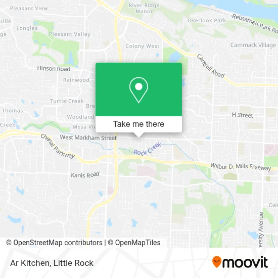 Ar Kitchen map
