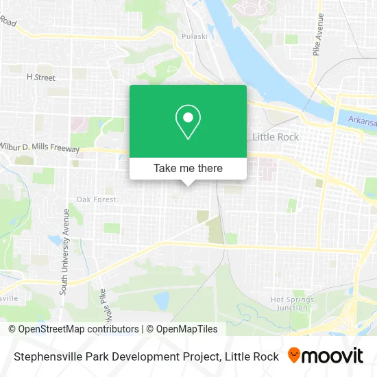 Stephensville Park Development Project map