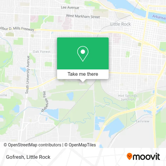 Gofresh map