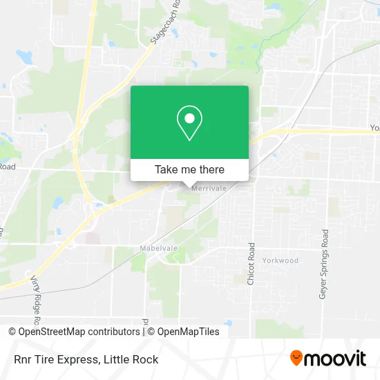 Rnr Tire Express map