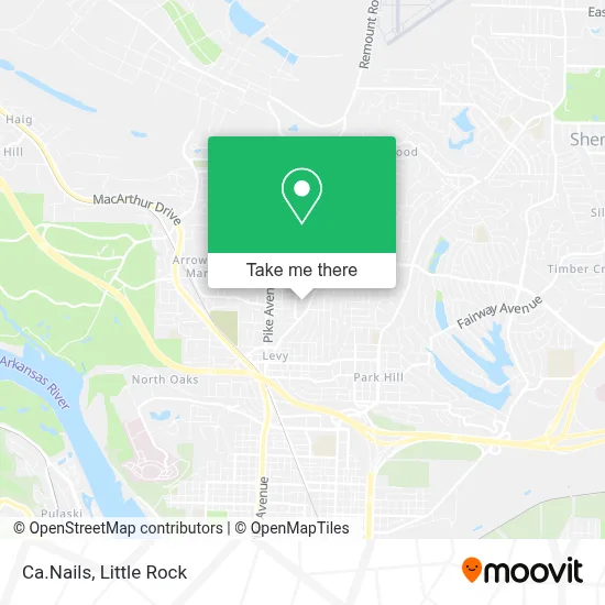 Ca.Nails map