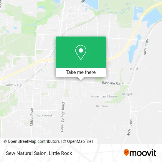Sew Natural Salon map