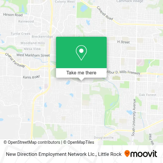 New Direction Employment Network  Llc. map