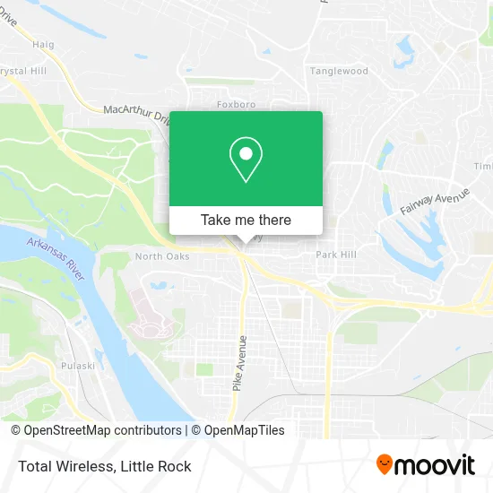 Total Wireless map