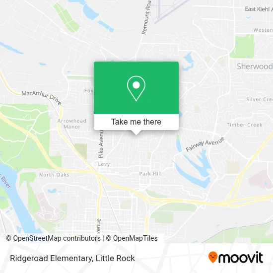 Ridgeroad  Elementary map