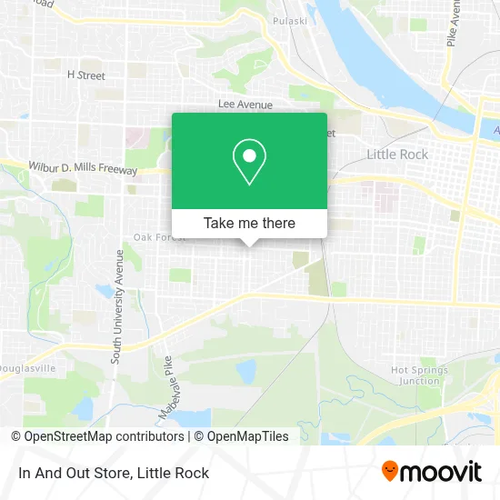 In And Out Store map