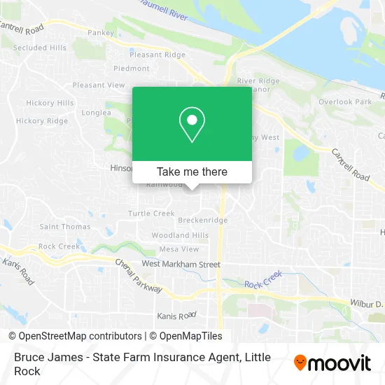 Bruce James - State Farm Insurance Agent map