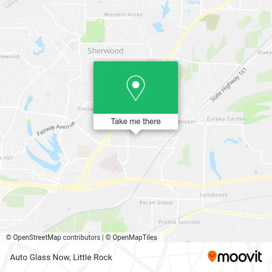 Auto Glass Now map