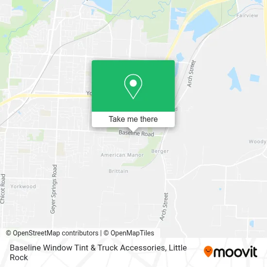 Baseline Window Tint & Truck Accessories map