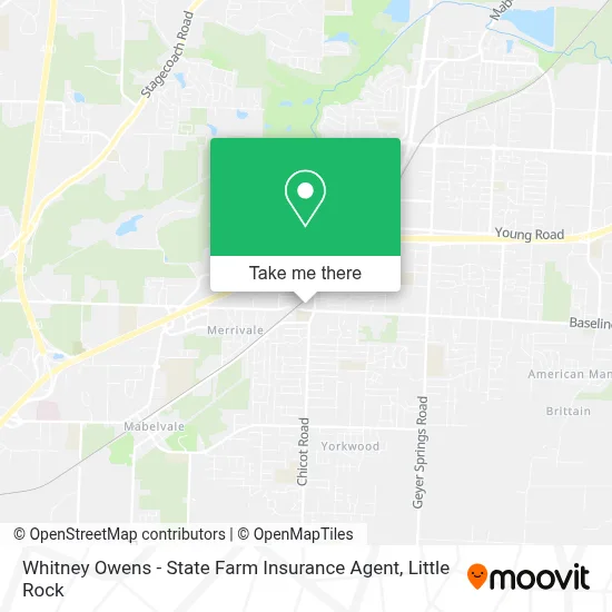 Whitney Owens - State Farm Insurance Agent map