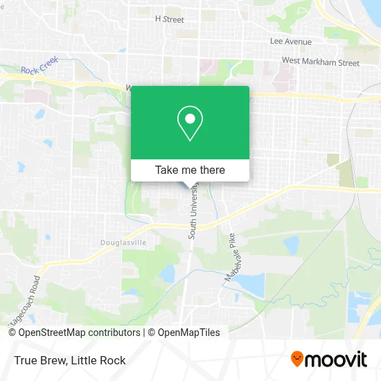 True Brew map
