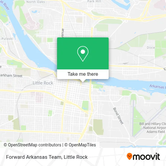 Forward Arkansas Team map