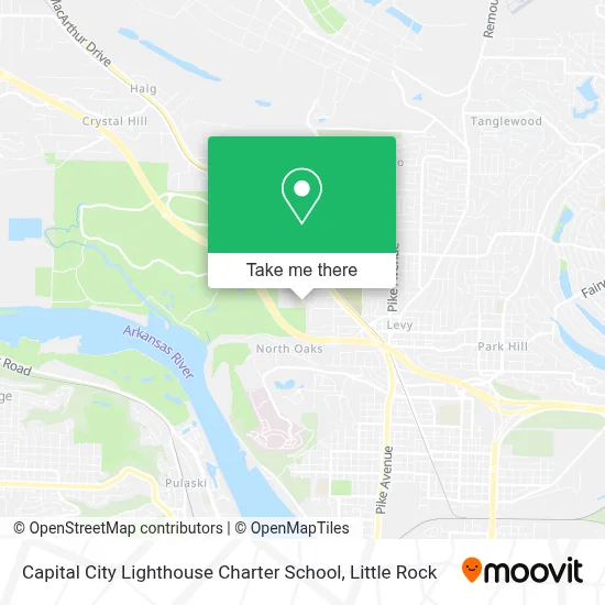 Capital City Lighthouse Charter School map