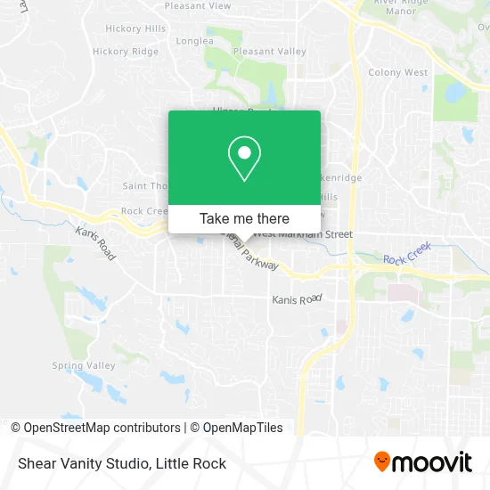 Shear Vanity Studio map
