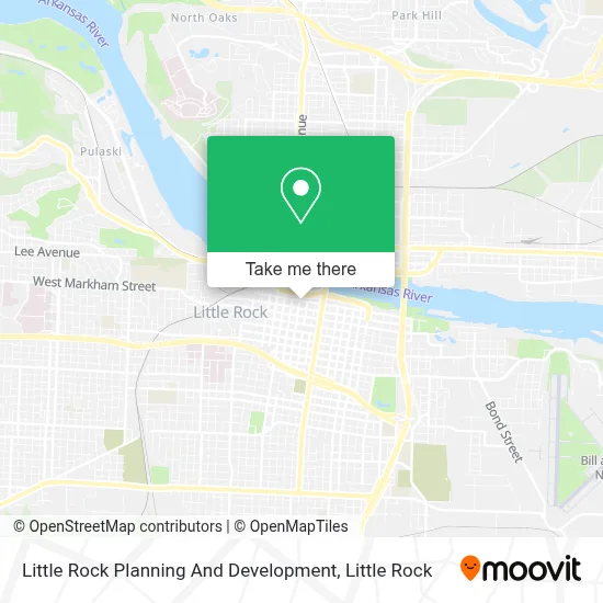 Little Rock Planning And Development map