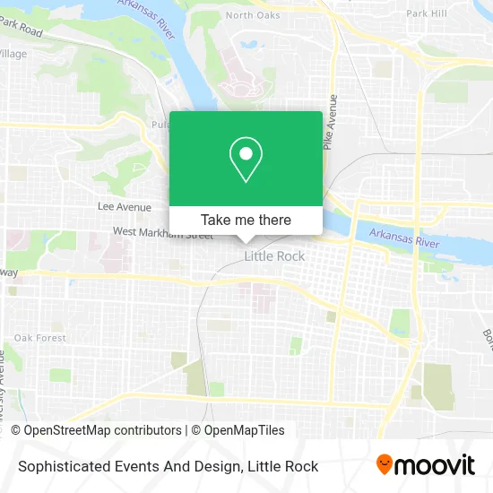 Sophisticated Events And Design map