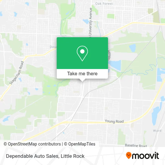 Dependable Auto Sales map
