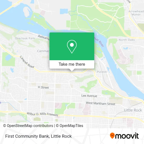 First Community Bank map