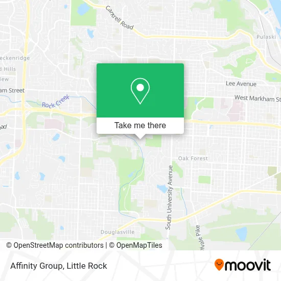 Affinity Group map