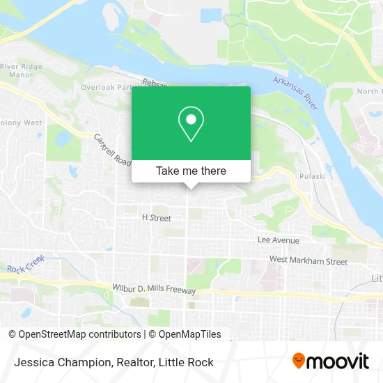 Jessica Champion, Realtor map